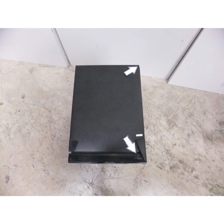 GRADE A3 - Moderate Cosmetic Damage - Baumatic BW18BL Freestanding 18 Bottle Wine Cooler - Black with Smoked Black Glass