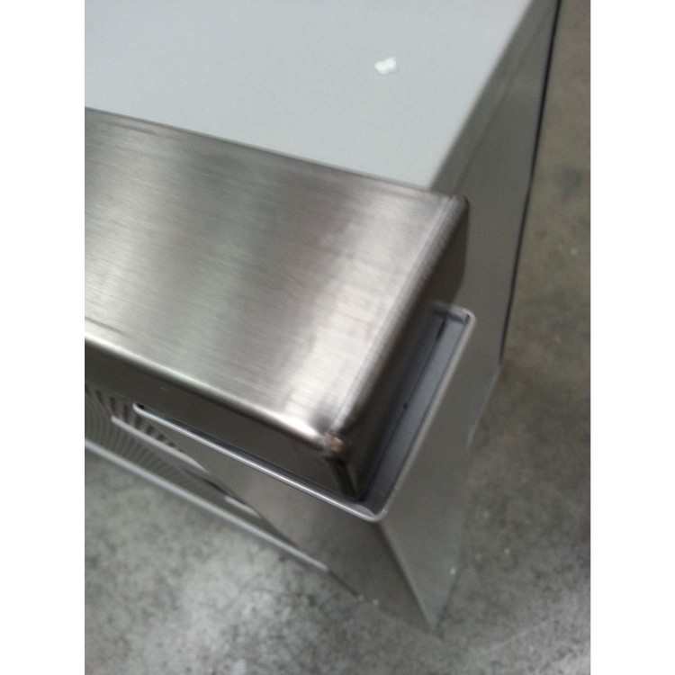 GRADE A2 - Minor Cosmetic Damage - Smeg KSET61 Cucina 60cm Telescopic Hood - Grey With Stainless Steel Effect Front
