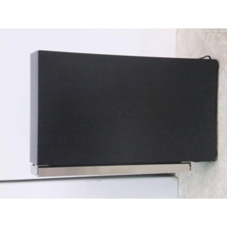 GRADE A3 - Moderate Cosmetic Damage - Baumatic BWC155SS 15cm Wide Wine Cooler - Black With Stainless Steel Frame