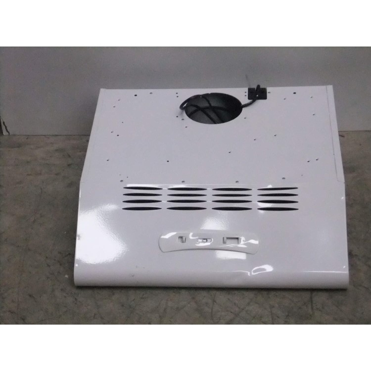 GRADE A3 - Moderate Cosmetic Damage - New World 50cm Conventional Hood with Glass Visor - White