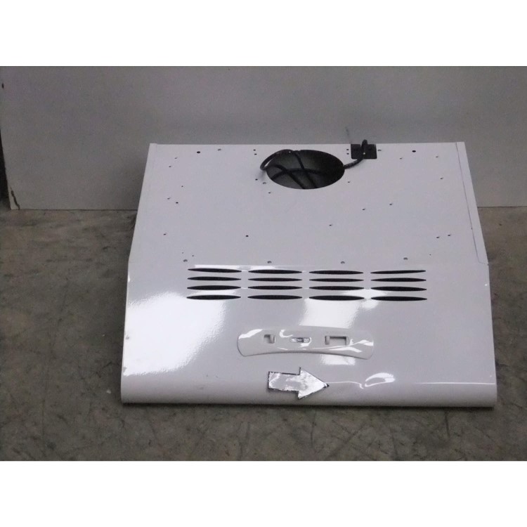 GRADE A3 - Moderate Cosmetic Damage - New World 50cm Conventional Hood with Glass Visor - White