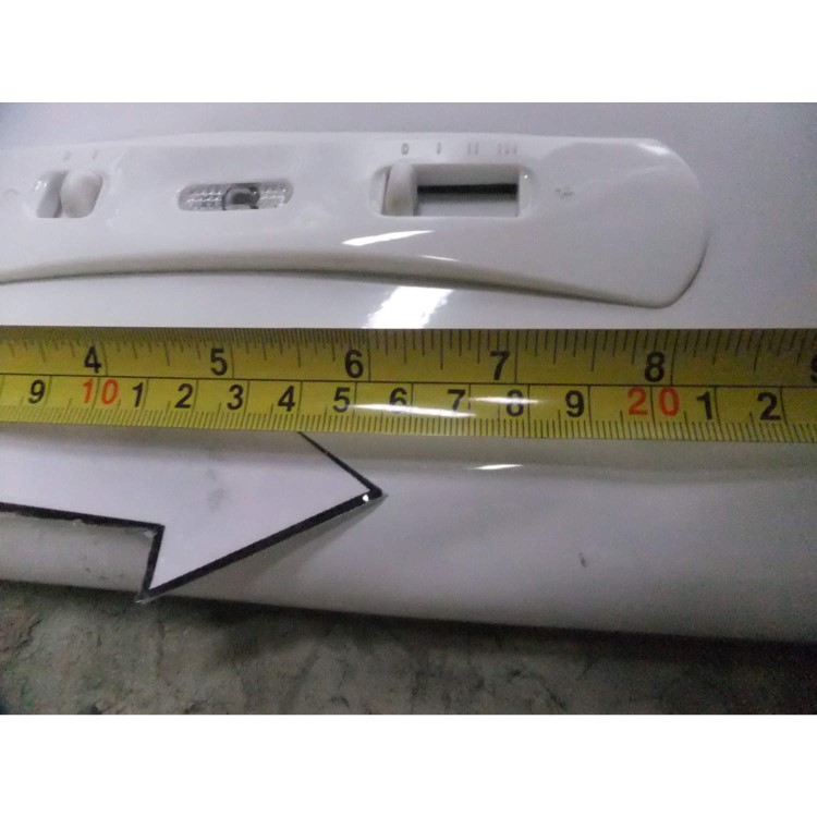 GRADE A3 - Moderate Cosmetic Damage - New World 50cm Conventional Hood with Glass Visor - White