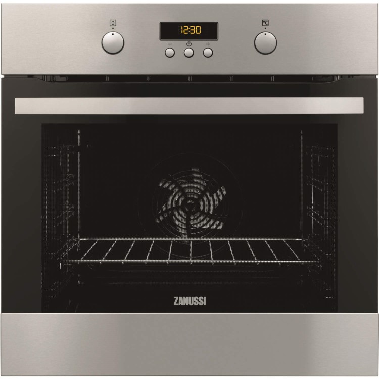 GRADE A2 - Minor Cosmetic Damage - Zanussi ZOP37902XK Electric Built-in Single Oven In Stainless Steel With Antifingerprint Coating