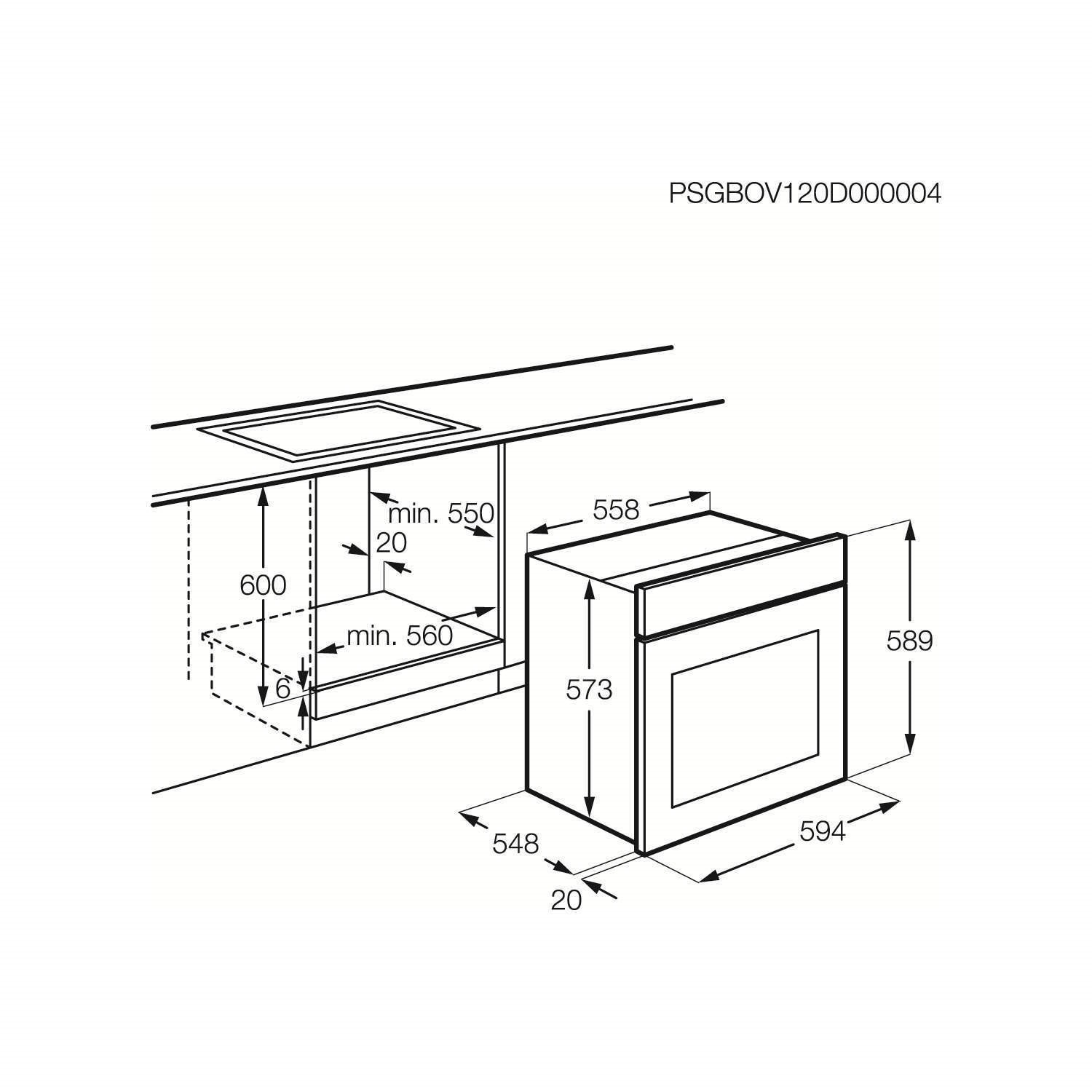 Zanussi Zop37902xk Electric Built In Single Oven In Stainless Steel With Antifingerprint Coating