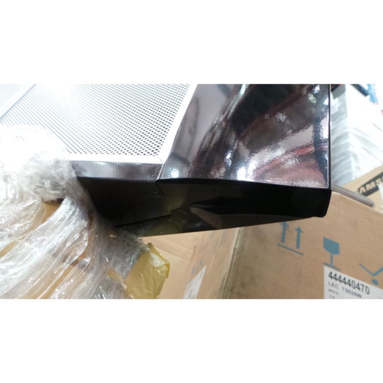 GRADE A2 - Light cosmetic damage - Leisure H101PK 100cm Chimney Hood - Black