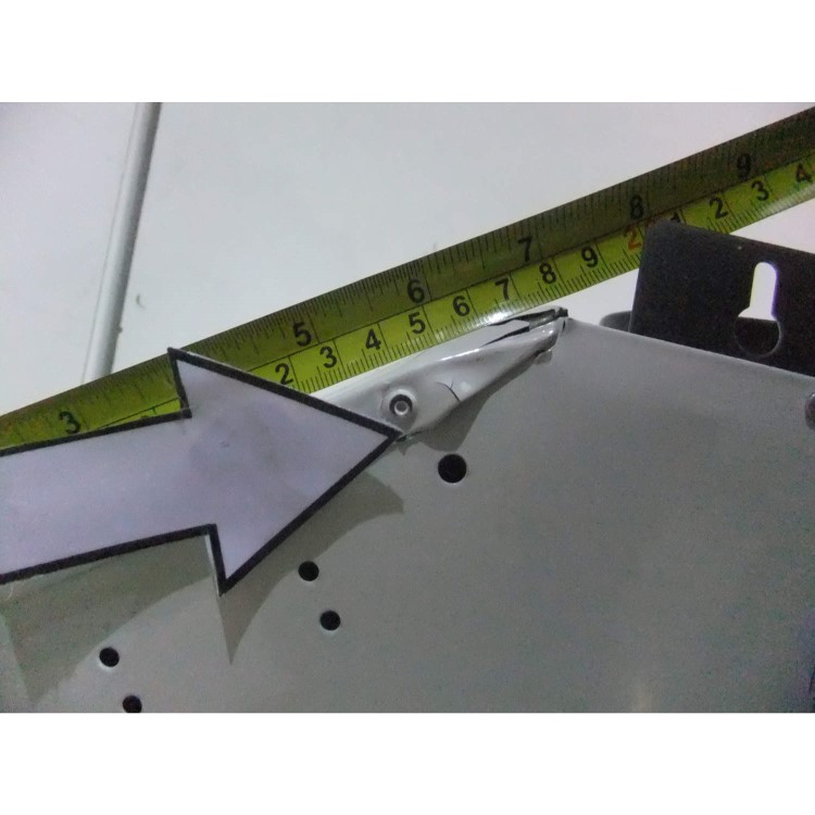 GRADE A3 - Moderate Cosmetic Damage - Candy CCT985W 90cm Chimney Hood White
