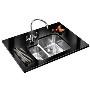 Franke ARX160LDP Ariane 1.5 Bowl Undermount Sink and Tap Designer Pack