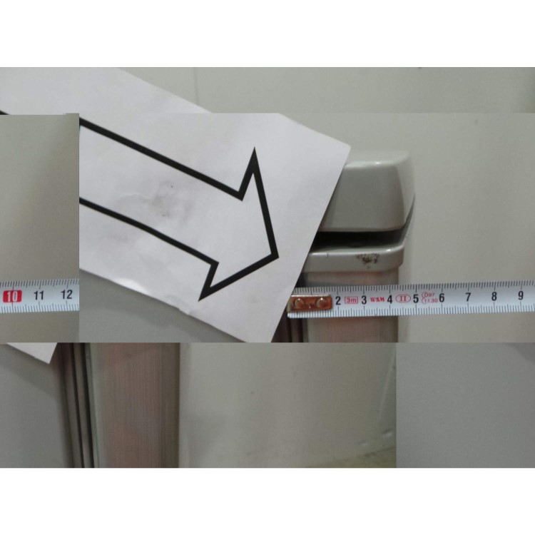 GRADE A2 - Minor Cosmetic Damage - Lec T5039W 50cm Wide Freestanding Fridge Freezer - Silver