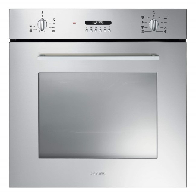GRADE A2 - Smeg SF478X Cucina 60cm Multifunction Oven With New Style Controls - Stainless Steel