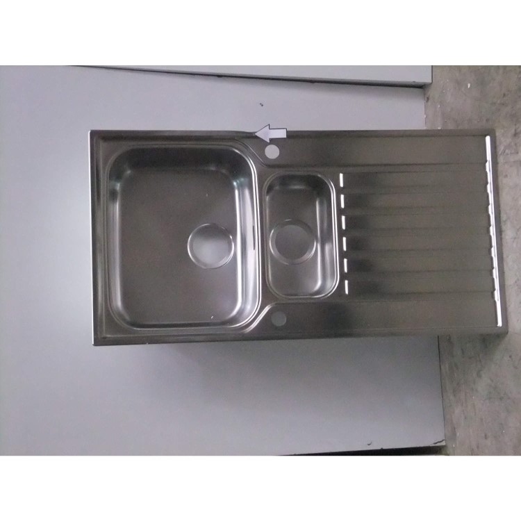 GRADE A2 - Minor Cosmetic Damage - Franke ASX651 Ascona 1.5 Bowl Reversible Stainless Steel Sink