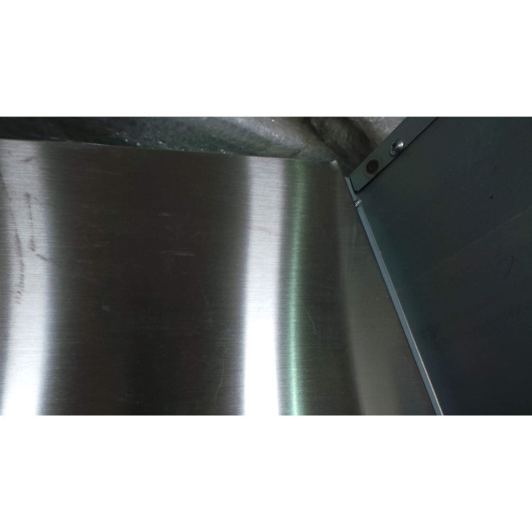 GRADE A2 - Minor Cosmetic Damage - AEG HC5690-M Designer Curved 90cm Chimney Hood - Stainless Steel