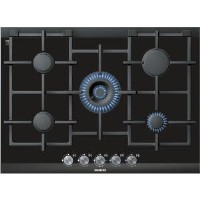 Ex Display - As New - Siemens ER726RB71E 71cm Five Burner Gas Hob With 4.2 kW Wok Burner And Cast Iron Pan Stands - Black