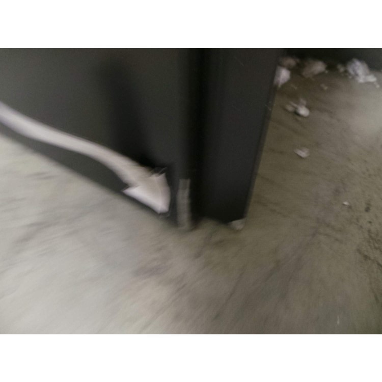 GRADE A3 - Moderate Cosmetic Damage - Rangemaster Universal Black 60cm Wide Splashback