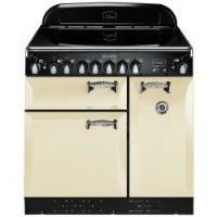 Rangemaster 89410 Elan 90cm Electric Range Cooker With Induction Hob - Cream