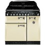 Rangemaster 89410 Elan 90cm Electric Range Cooker With Induction Hob - Cream