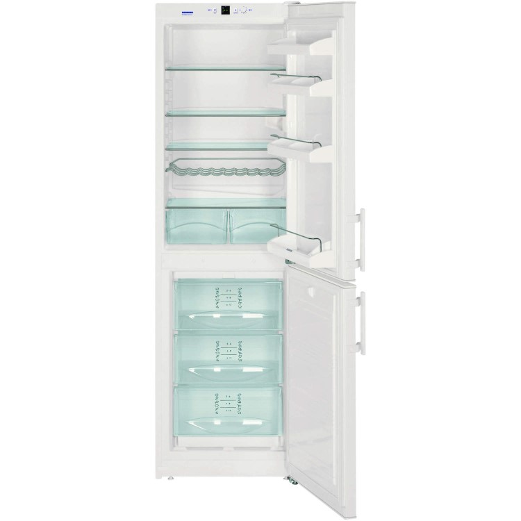 Refurbished GRADE A3 - Moderate Cosmetic Damage - GRADE A2 - Minor Cosmetic Damage - Liebherr CUN3033 NoFrost Freestanding Fridge Freezer In White