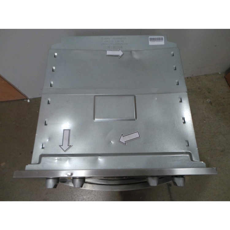 GRADE A2 - Light cosmetic damage - Zanussi ZOD35561XK Electric Built-in Double Oven In Stainless Steel