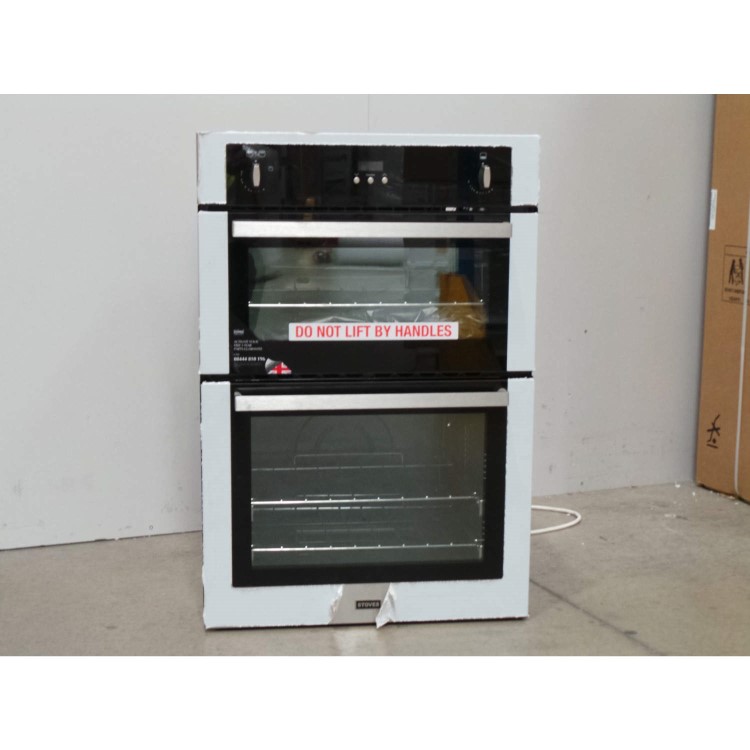 GRADE A2 - Light cosmetic damage - Stoves SGB900PS Gas Built In Double Oven - Stainless Steel