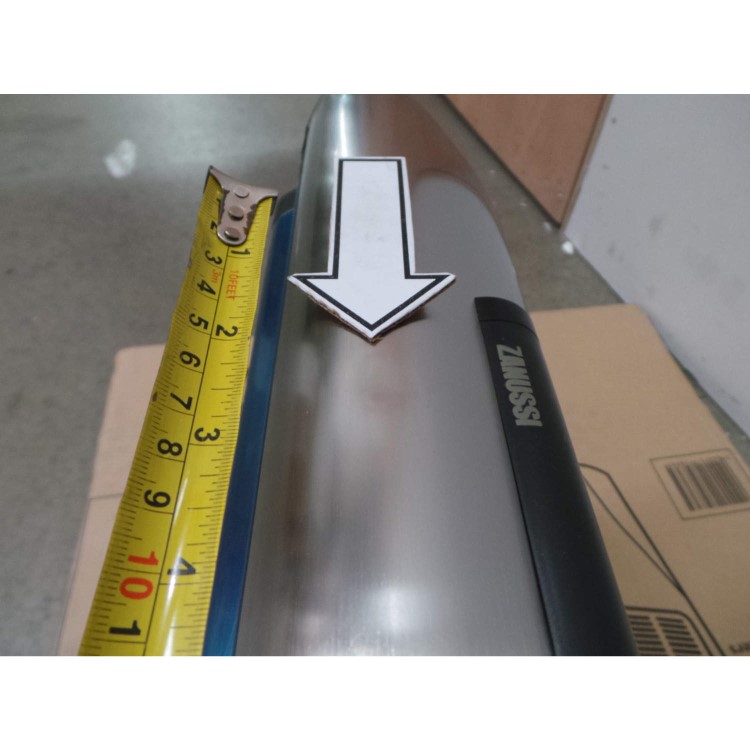 GRADE A2 - Light cosmetic damage - Zanussi ZHT610X 60cm wide Conventional Cooker Hood - Stainless Steel