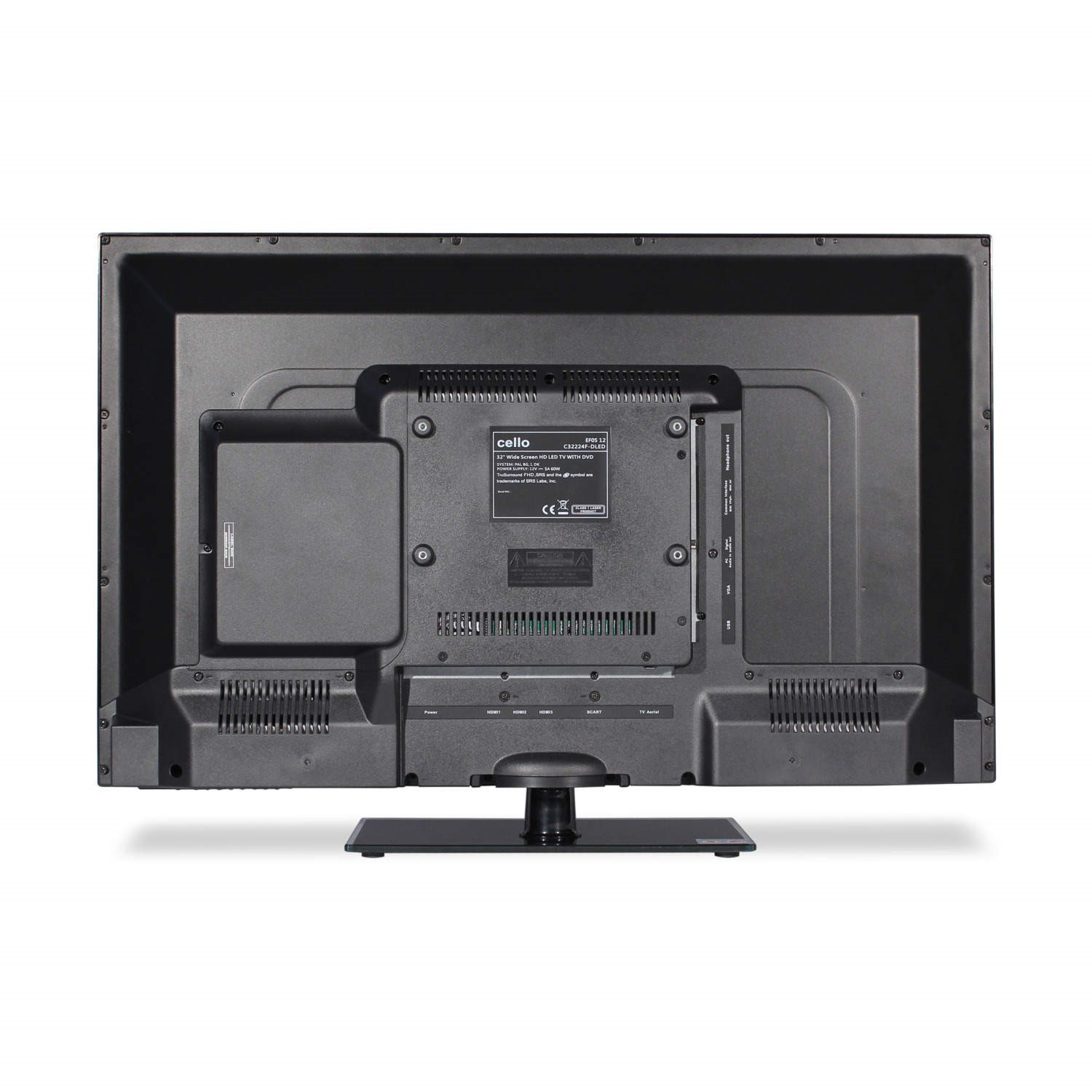 Cello C32224F 32 Inch Freeview LED TV with built-in DVD Player ...