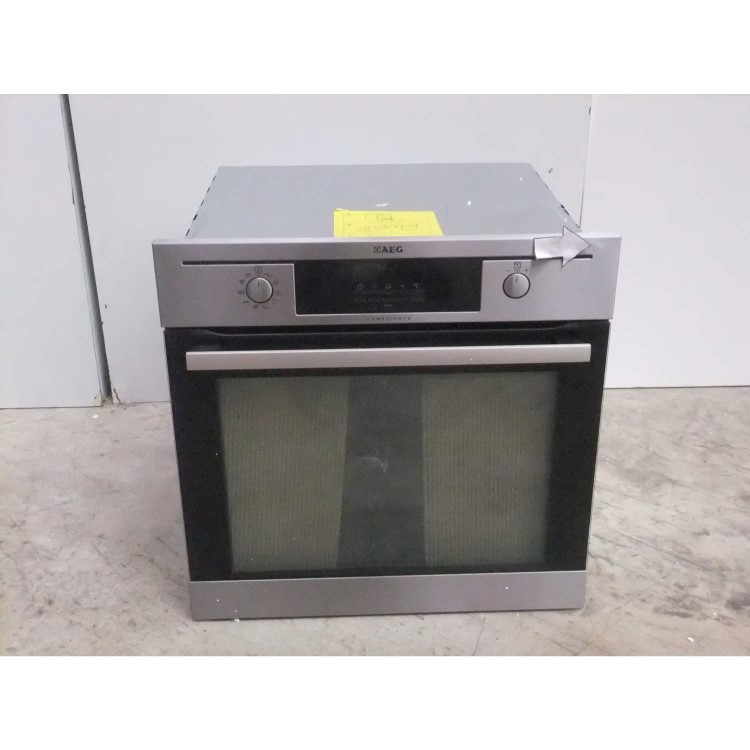 GRADE A2 - Light cosmetic damage - AEG BP5003021M Pyroluxe Plus Electric Built-in Single Oven - Anti-Fingerprint Stainless Steel