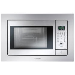 Smeg FME20EX3 850W Built-in Microwave With Grill - Stainless Steel