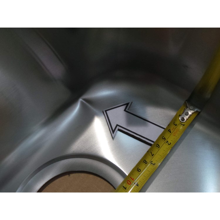 GRADE A2 - Minor Cosmetic Damage - Franke ARX670 Ariane 2.5 Bowl Stainless Steel Sink