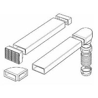 Smeg SP150FLAT 3m Vent Kit 150m