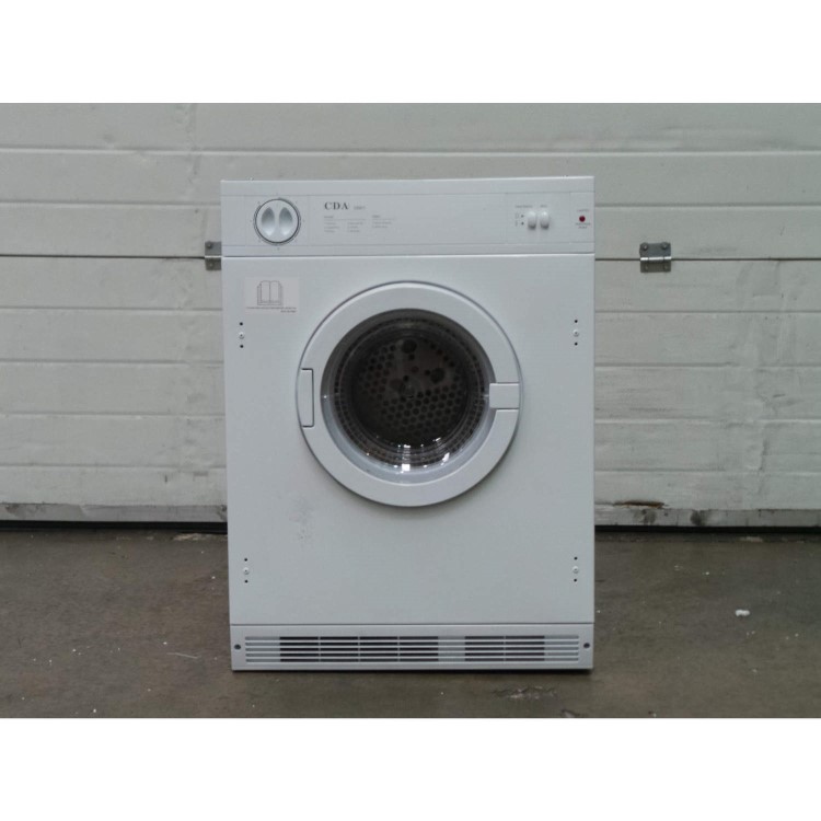 GRADE A2 - Light cosmetic damage - CDA CI921 7kg Integrated Vented Tumble Dryer - White