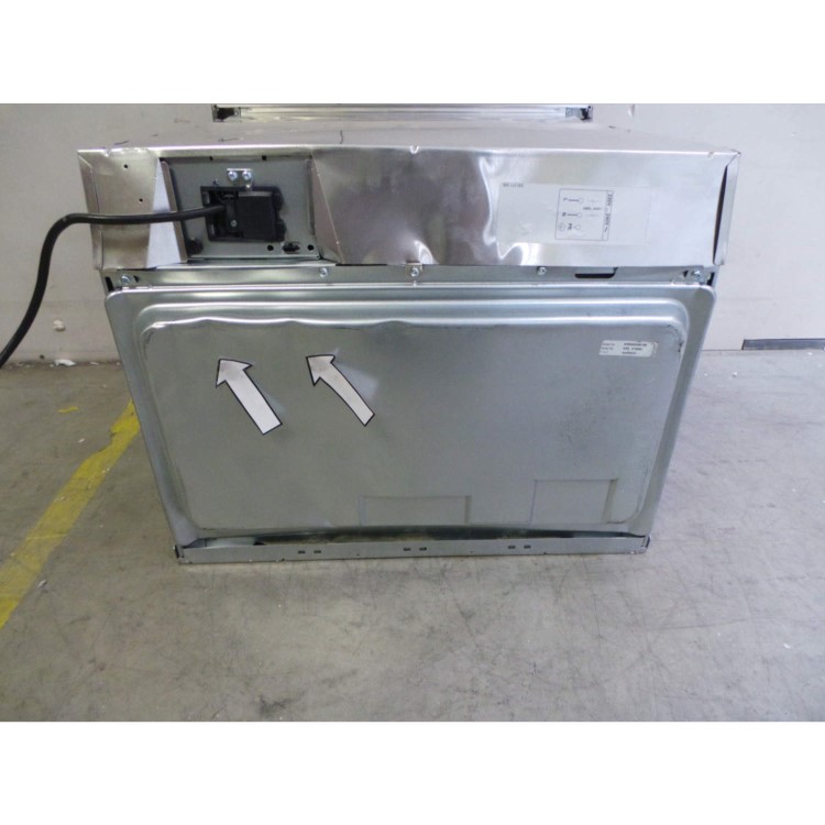 GRADE A2 - Light cosmetic damage - AEG KR8403001M Touch Control Compact Height Built-in Microwave Oven Wth Grill - Antifingerprint Stainless Steel
