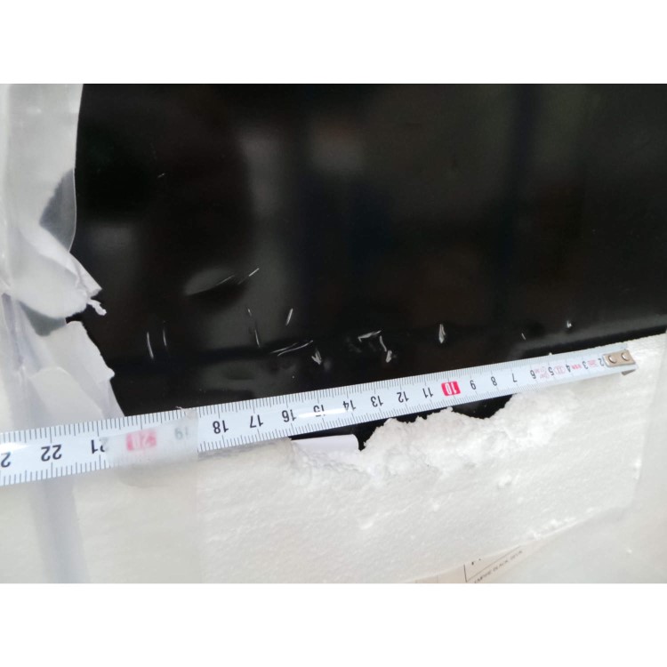 GRADE A2 - Light cosmetic damage - Samsung RL56GWGBP1 G-series 1.85m Gloss Black Freestanding Fridge Freezer with Water Dispenser