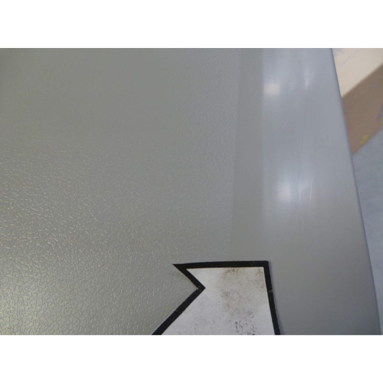 GRADE A2 - Light cosmetic damage - Lec T5039S 50cm Wide Silver Freestanding Fridge Freezer