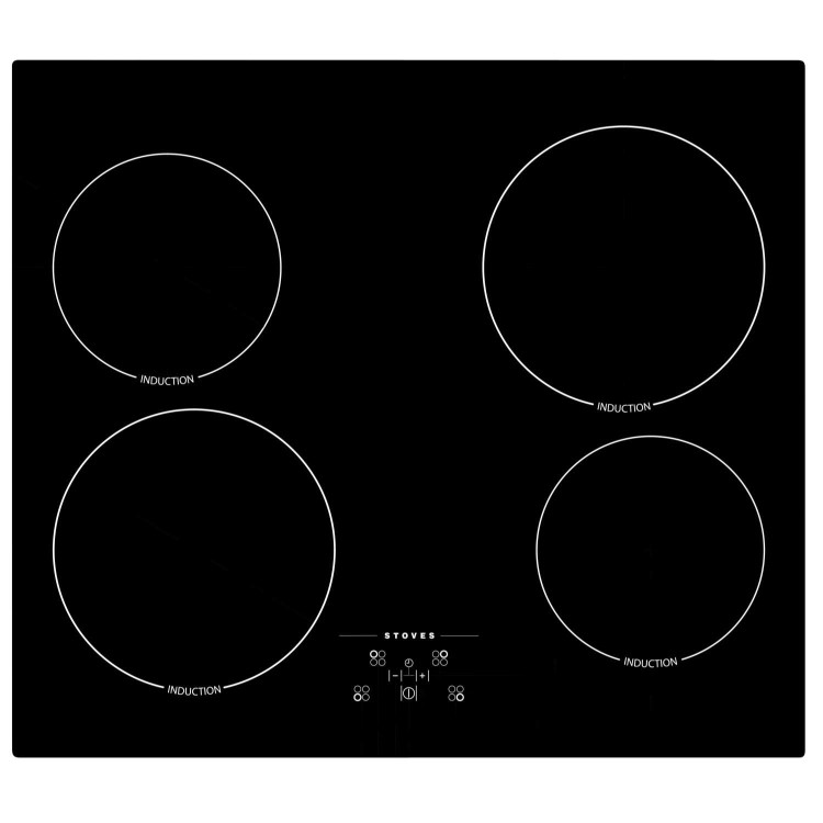 Stoves SIH600TC Black 60cm Four Zone Induction Hob