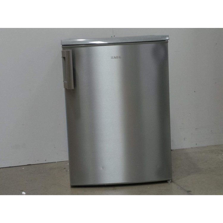 GRADE A3 - Moderate Cosmetic Damage - AEG S71700TSX0 Under Counter Larder Freestanding Fridge - Silver With Stainless Steel Door
