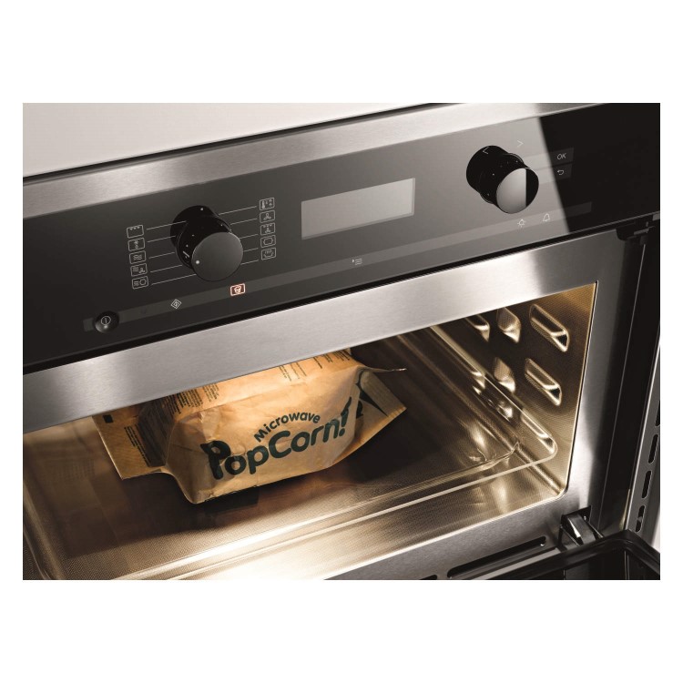 GRADE A2 - Light cosmetic damage - Miele H6100BMclst EasyControl 1000W Multifunction Built-in Combi Microwave Oven - CleanSteel