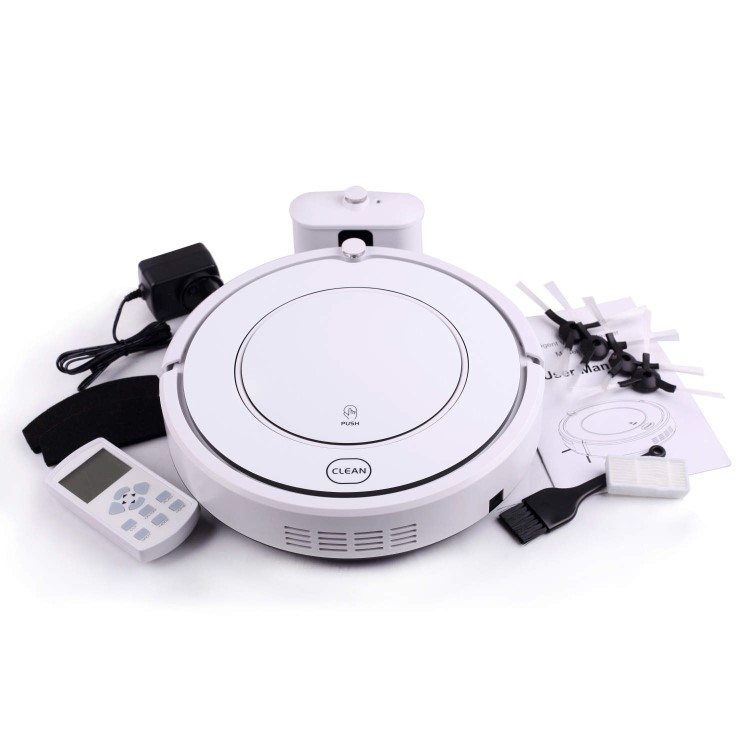 GRADE A1 - As new but box opened - ElectriQ eIQ-KK8 Intelligent Programable Robotic Vacuum Cleaner with UV sterilization  Self Charging with Dock