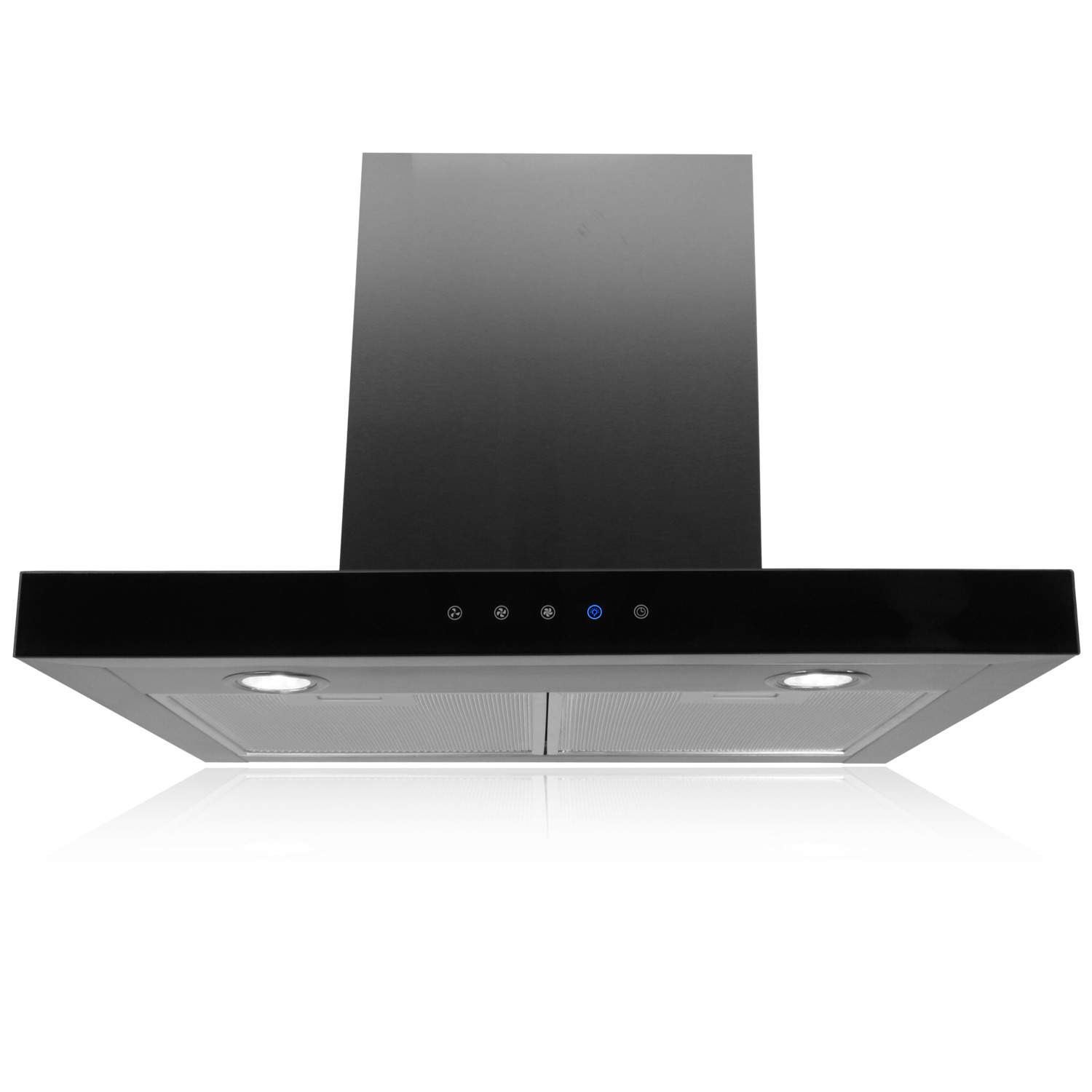 electriQ 60cm Slimline Electronic Cooker Hood Stainless Steel