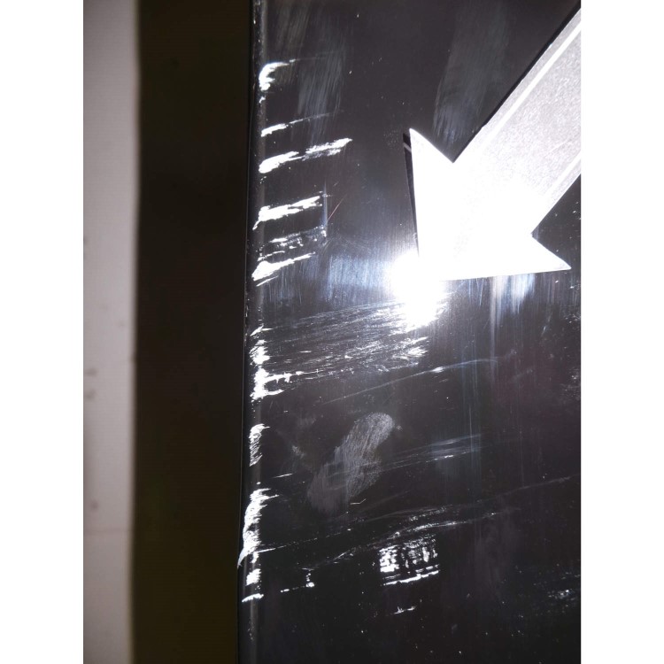 GRADE A3 - Heavy cosmetic damage - Samsung RZ28H6150BC Gloss Black Freestanding Freezer