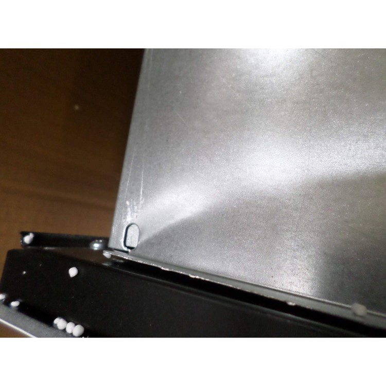 GRADE A2 - Light cosmetic damage - New World NW601G Gas Built In Single Oven - White