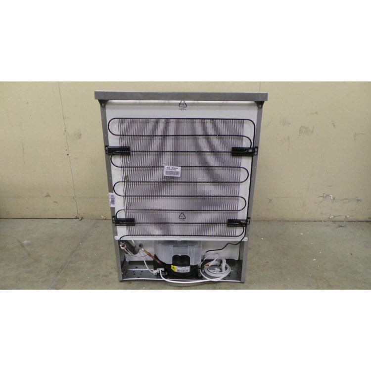 GRADE A3 - Heavy cosmetic damage - AEG S71700TSX0 Under Counter Larder Freestanding Fridge - Silver With Stainless Steel Door