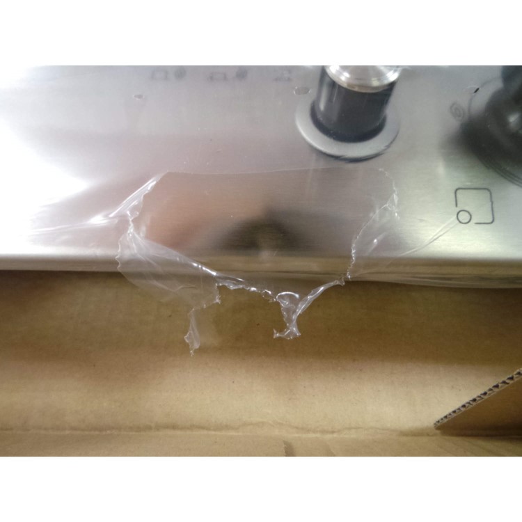 GRADE A2 - Light cosmetic damage - Bosch PCH615M90E Exxcel 60cm Front Control Gas Hob - Brushed Steel