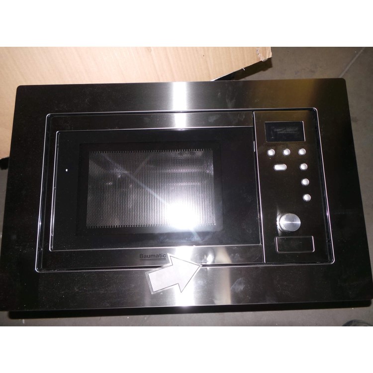 GRADE A3 - Baumatic BMM204SS 20 Litre Built-in Microwave Oven - Stainless Steel