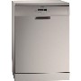 GRADE A3 - Heavy cosmetic damage - AEG F55500M0 Stainless Steel 12 Place Freestanding Dishwasher