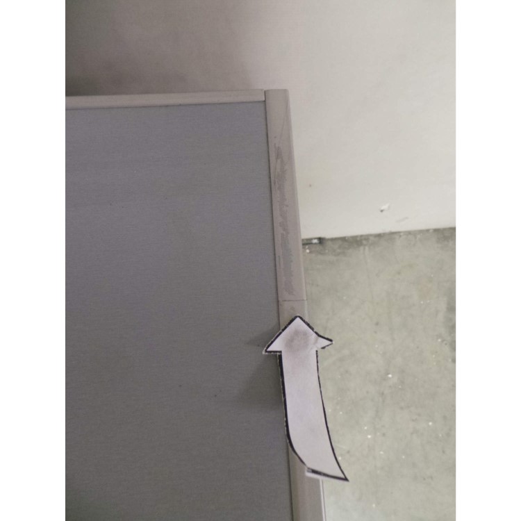 GRADE A3 - Heavy cosmetic damage - Smeg DC122SS-1 Full Size 12 Place Freestanding Dishwasher - Stainless Steel