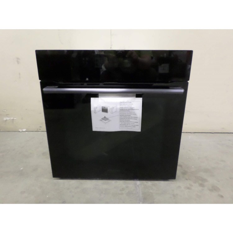 GRADE A2 - Light cosmetic damage - Samsung BQ2Q7G078 GEO Dual Cook Electric Built-in Single Oven With Pyrolytic Cleaning In Black