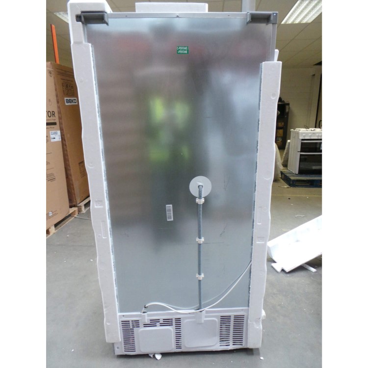 GRADE A2 - Light cosmetic damage - Smeg FQ55FX 4-Door American Fridge Freezer - Stainless Steel