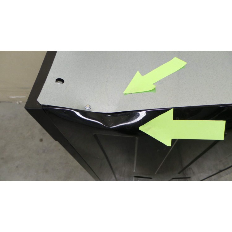 GRADE A3 - Heavy cosmetic damage - De Dietrich DLZ714BU 7kg Load Integrated Washing Machine