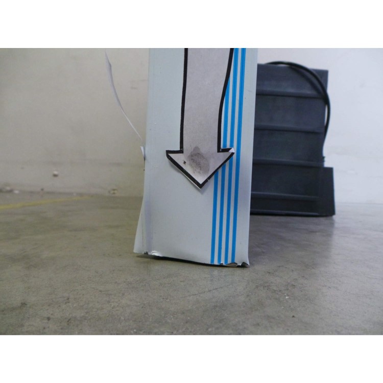 GRADE A3 - Heavy cosmetic damage - Smeg KSE91X-1 Cucina 90cm Chimney Cooker Hood Stainless Steel