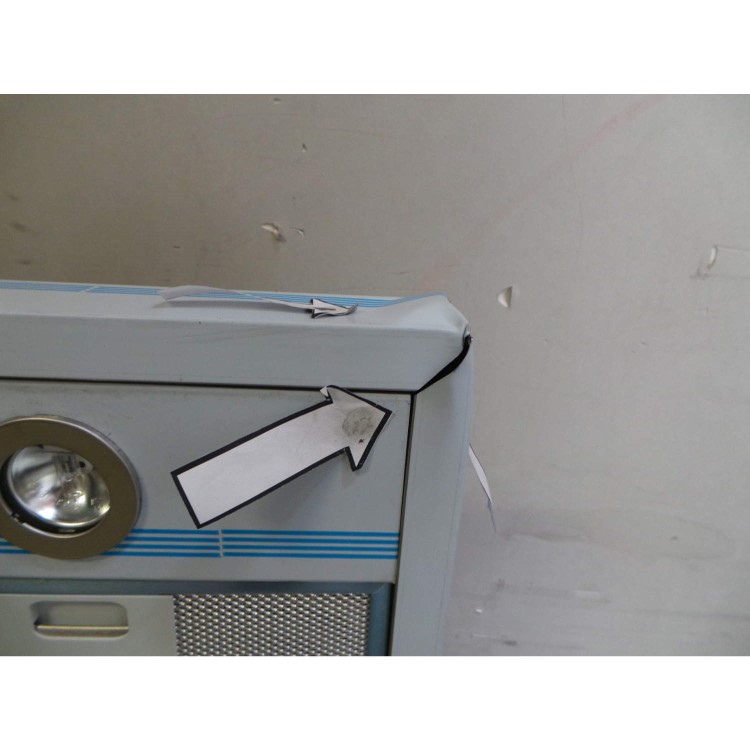 GRADE A3 - Heavy cosmetic damage - Smeg KSE91X-1 Cucina 90cm Chimney Cooker Hood Stainless Steel
