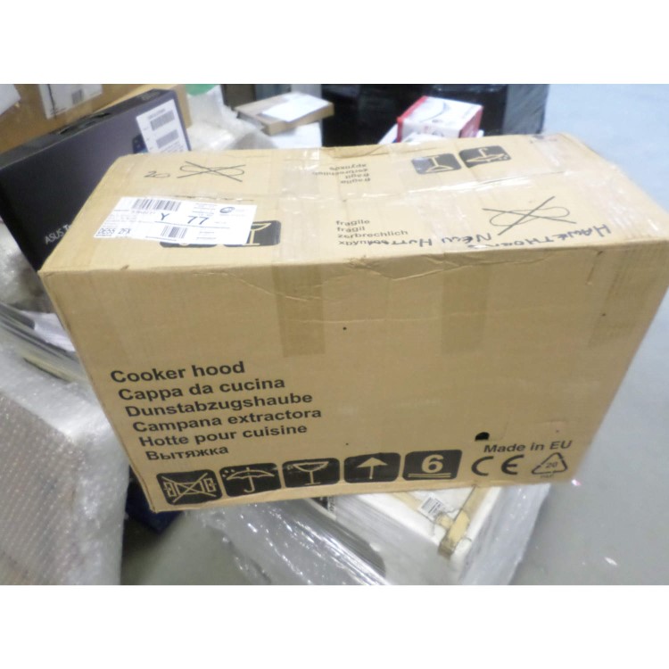 GRADE A2 - Light cosmetic damage - Candy CBP612/1N 60cm Integrated Cooker Hood Black